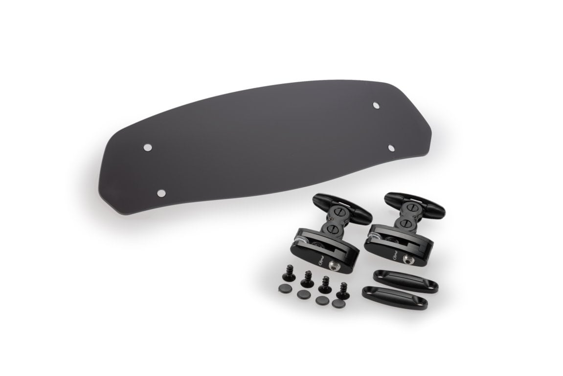 REGULOWANY DEFLEKTOR PUIG TOURING 27,7X10 CM (CLIP-ON) DO BENELLI TRK 502 MOCNO PRZYCIEMNIONY
