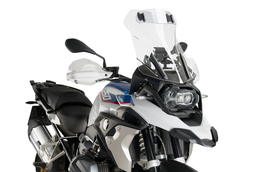 SZYBA TURYSTYCZNA PUIG DO BMW R1200GS 13-18 / R1250GS 18-23 (Z DEFLEKTOREM) PRZEZROCZYSTA