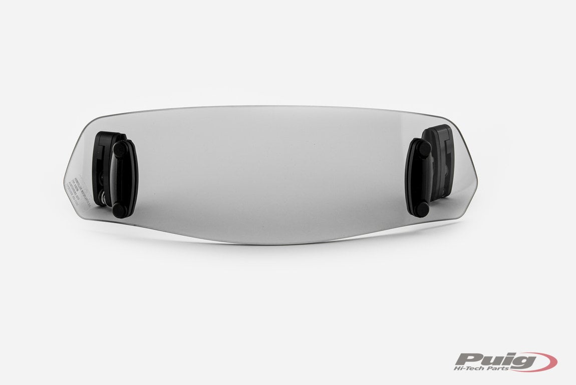 REGULOWANY DEFLEKTOR PUIG TOURING 27,7X10 CM (CLIP-ON) DO BENELLI TRK 502 LEKKO PRZYCIEMNIONY