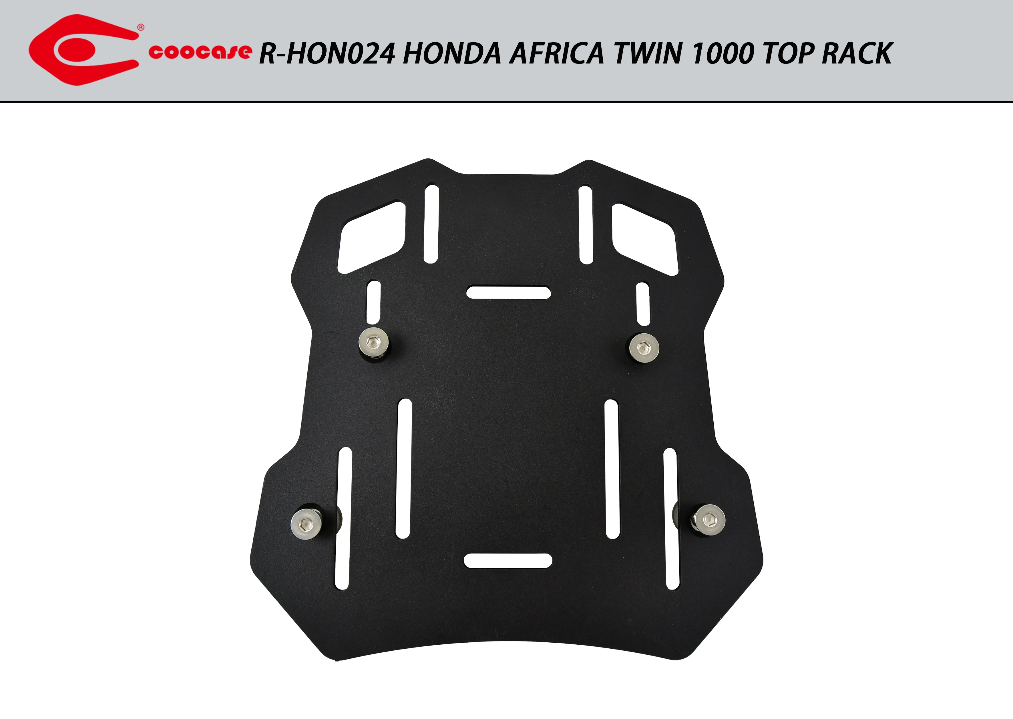 ZESTAW STELAŻY KUFER CENTRALNY + BOCZNE COOCASE HONDA AFRICA TWIN 1000 2016-2017 PRAWY KUFER ASYMETRYCZNY
