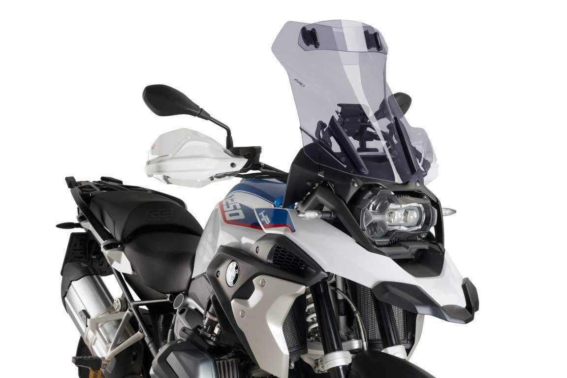 SZYBA TURYSTYCZNA PUIG DO BMW R1200GS 13-18 / R1250GS 18-23 (Z DEFLEKTOREM) LEKKO PRZYCIEMNIONA