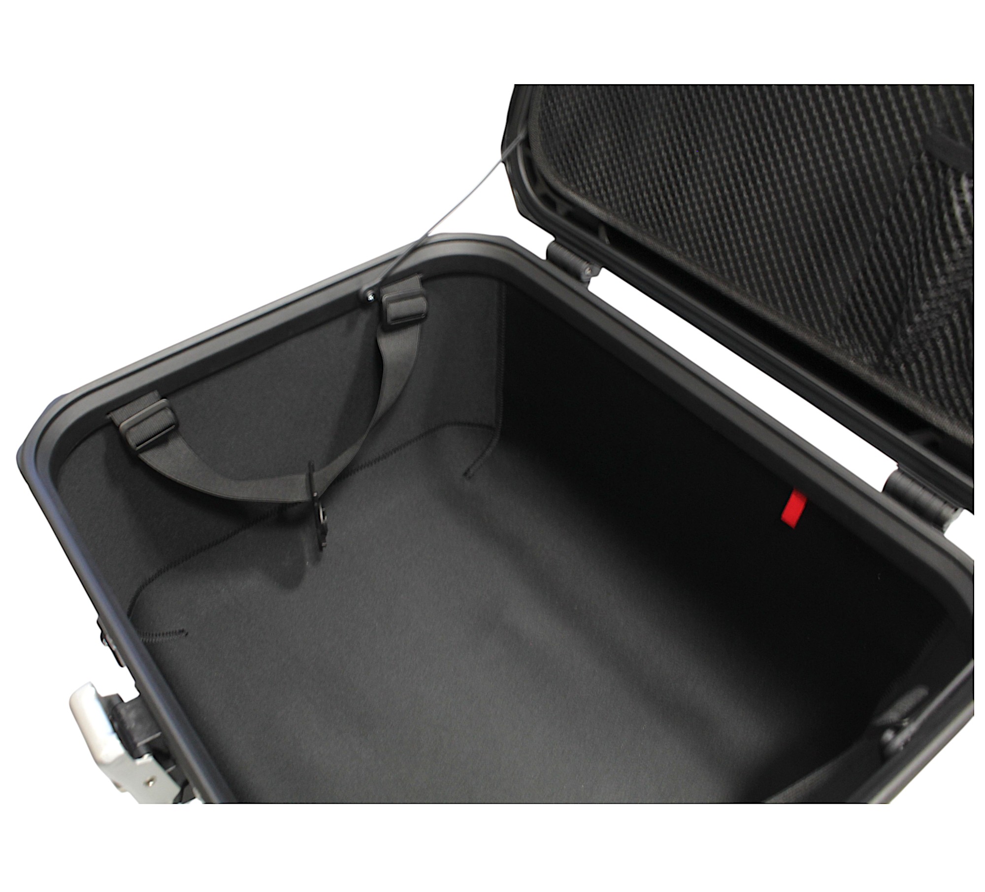 KUFER CENTRALNY ALUMINIOWY COOCASE 55L SREBRNY Z MAPĄ PL + TORBĄ WEWNĘTRZNĄ