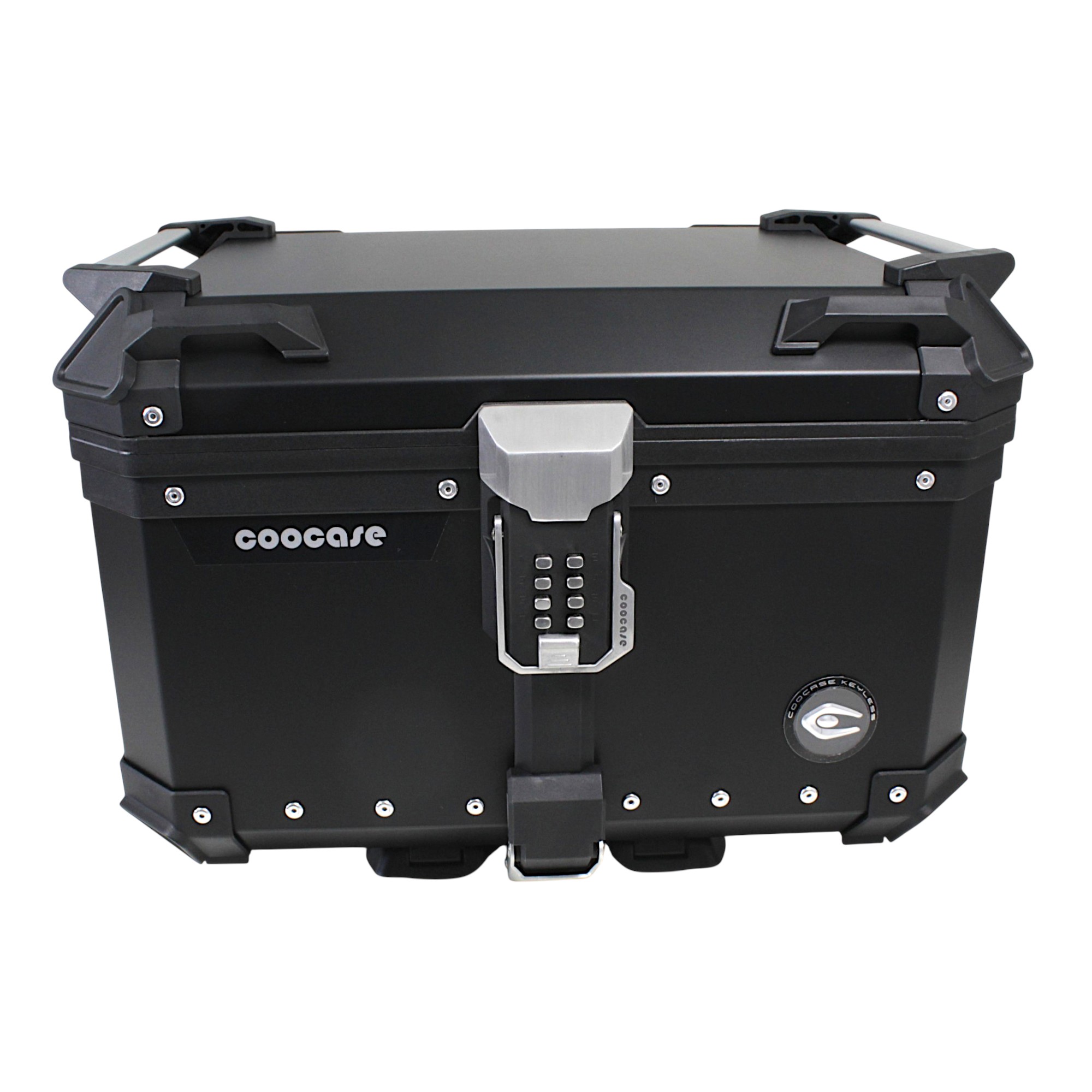 KUFER CENTRALNY ALUMINIOWY COOCASE 55L KEYLESS CZARNY