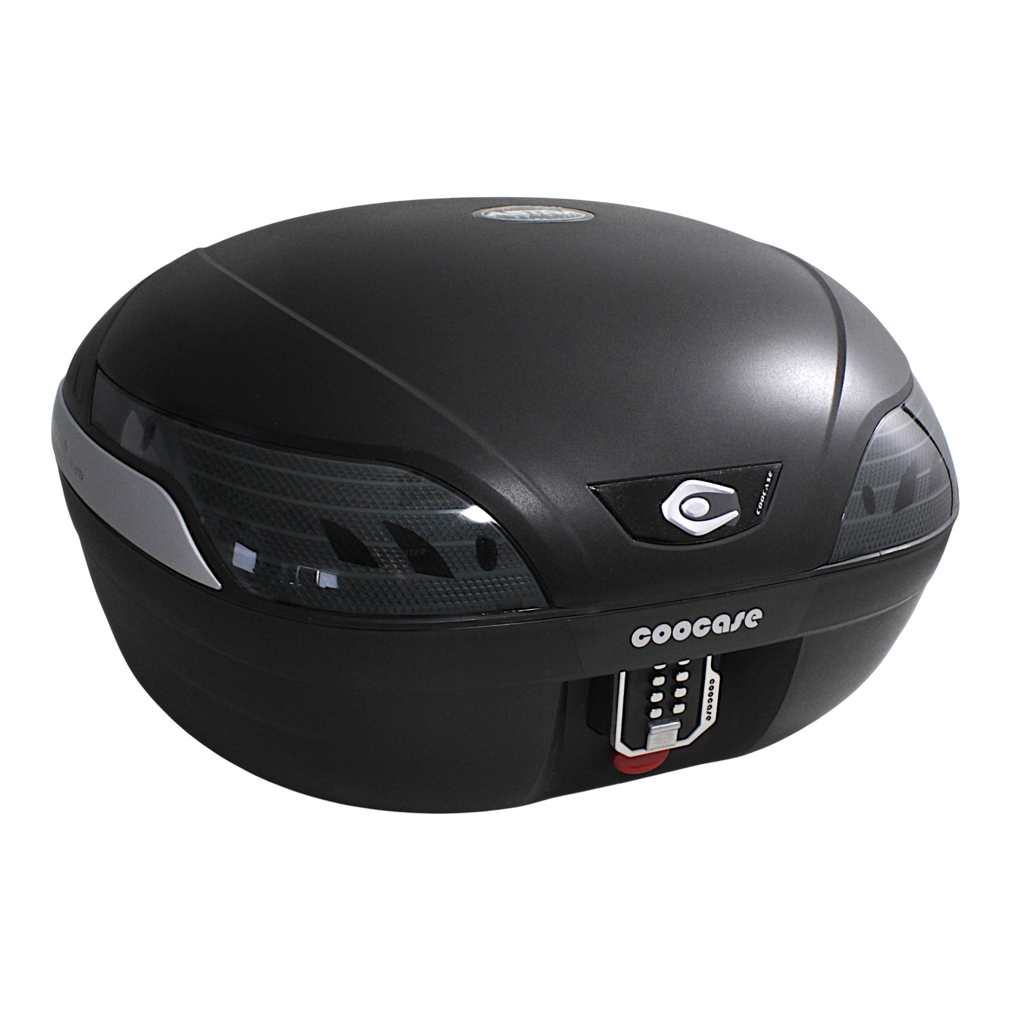 KUFER CENTRALNY COOCASE 48L KEYLESS PRZYCIEMNIONY ODBLASK