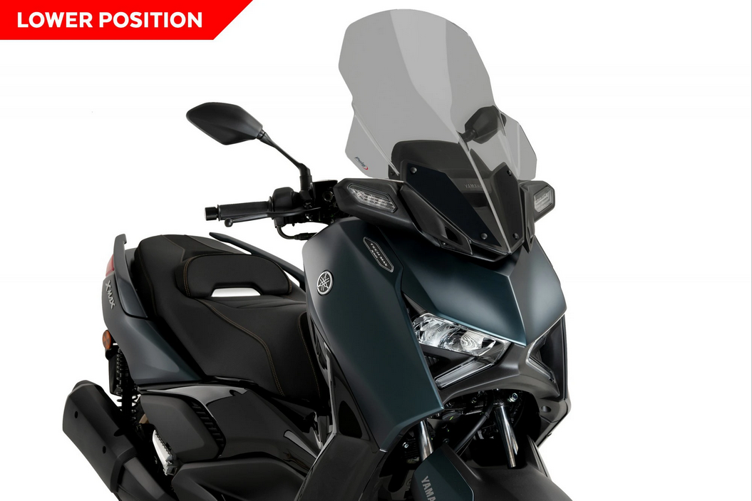 SZYBA PUIG V-TECH DO YAMAHA X-MAX 125 / 300 23-25 (TOURING) LEKKO PRZYCIEMNIONA