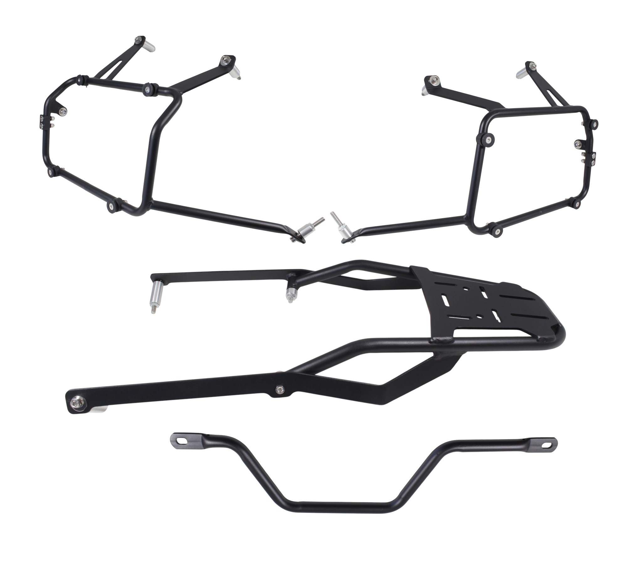 ZESTAW STELAŻY KUFER CENTRALNY + BOCZNE COOCASE YAMAHA TENERE 700 23-25 KUFRY BOCZNE ASYMETRYCZNE