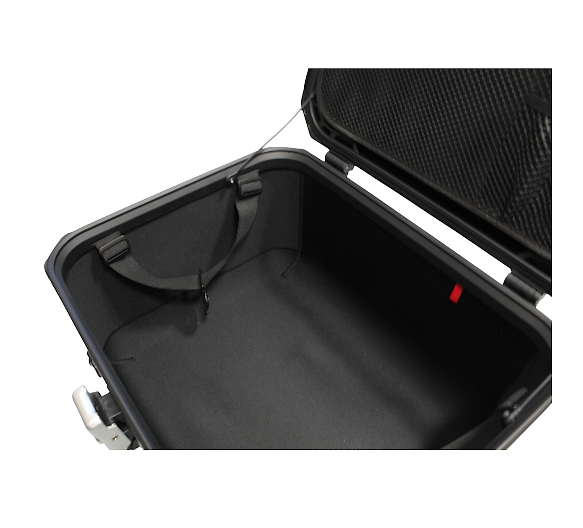KUFER CENTRALNY ALUMINIOWY COOCASE 55L SZARY CAMO Z TORBĄ WEWNĘTRZNĄ