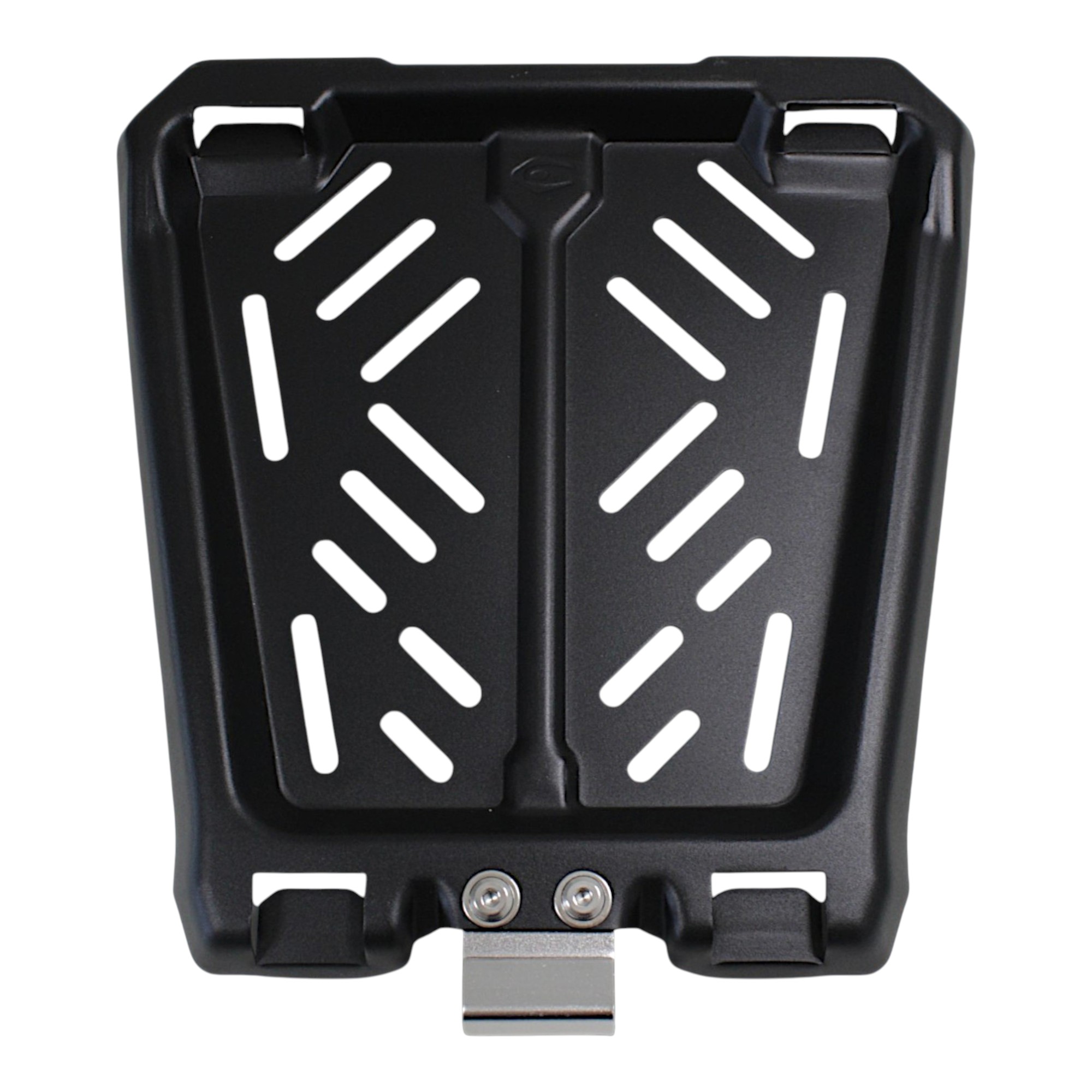 KUFER CENTRALNY ALUMINIOWY COOCASE 55L KEYLESS Z WYSUWANYM OPARCIEM CZARNY