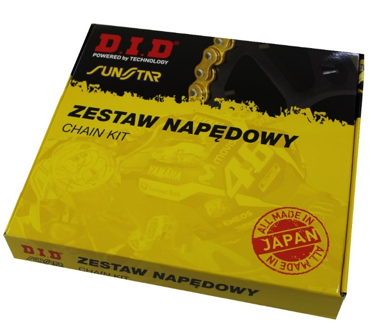 ZESTAW NAPĘDOWY DID428D 134 SUNF207-15 SUNR1-2446-50 (428D CROSS CITY 125 07-10)