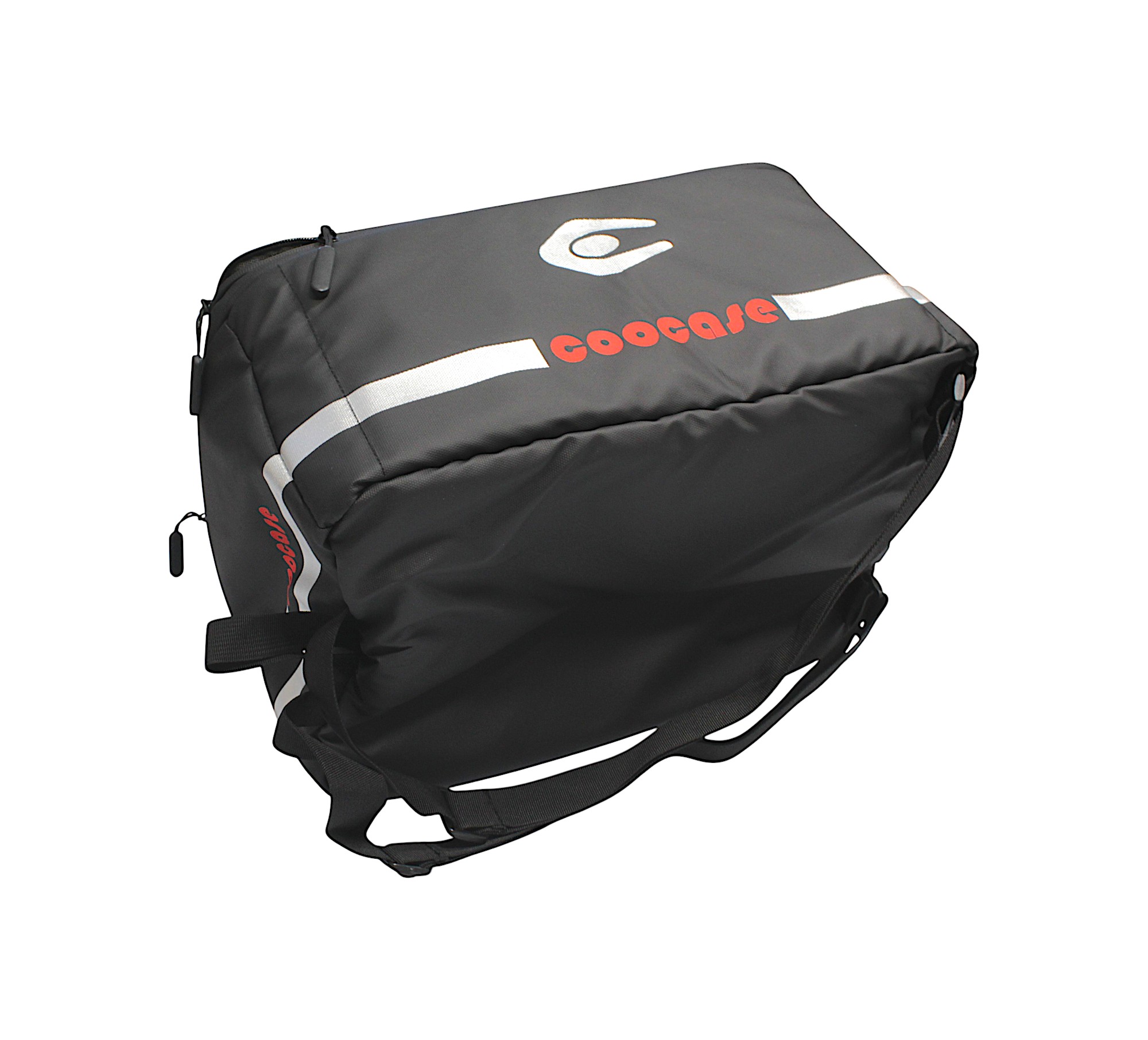KUFER CENTRALNY ALUMINIOWY COOCASE 55L SREBRNY Z MAPĄ PL + TORBĄ WEWNĘTRZNĄ