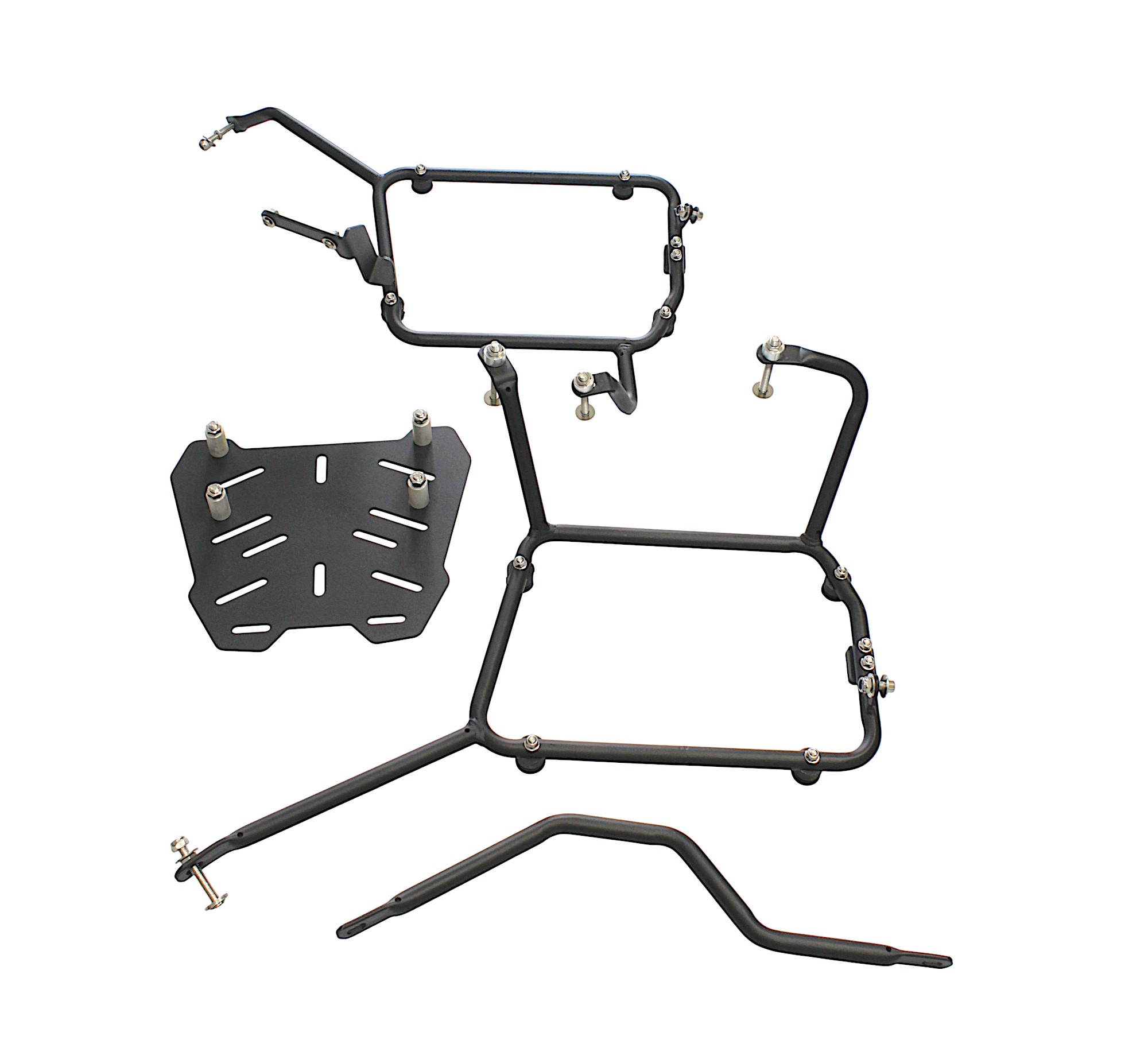 ZESTAW STELAŻY KUFER CENTRALNY + BOCZNE COOCASE TRIUMPH TIGER 800 2011-2017 KUFRY BOCZNE SYMETRYCZNE