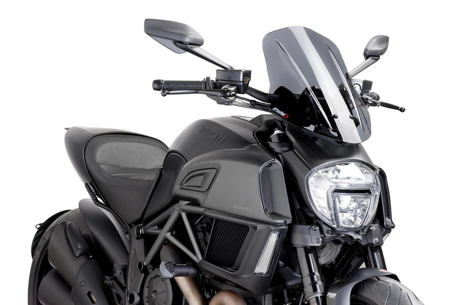 SZYBA OWIEWKA PUIG DO DUCATI DIAVEL 14-18 (TOURING) MOCNO PRZYCIEMNIONA