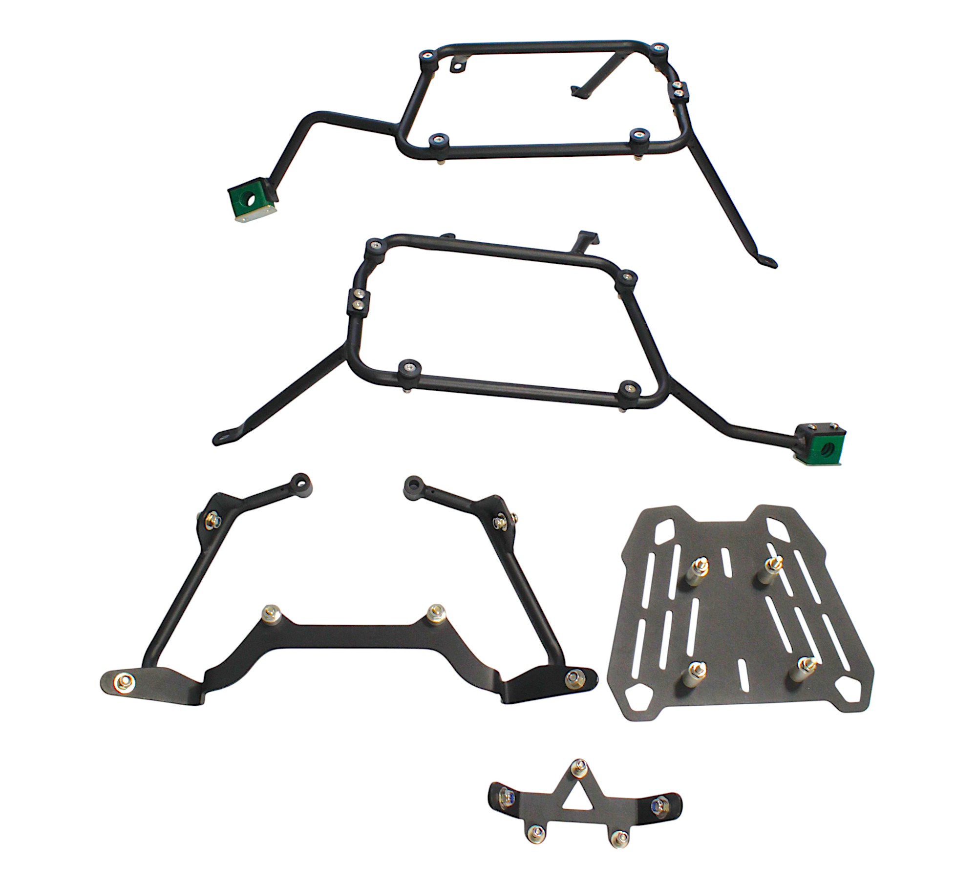 ZESTAW STELAŻY KUFER CENTRALNY + BOCZNE COOCASE BMW F800GS/F850GS 2010-2021 KUFRY BOCZNE SYMETRYCZNE