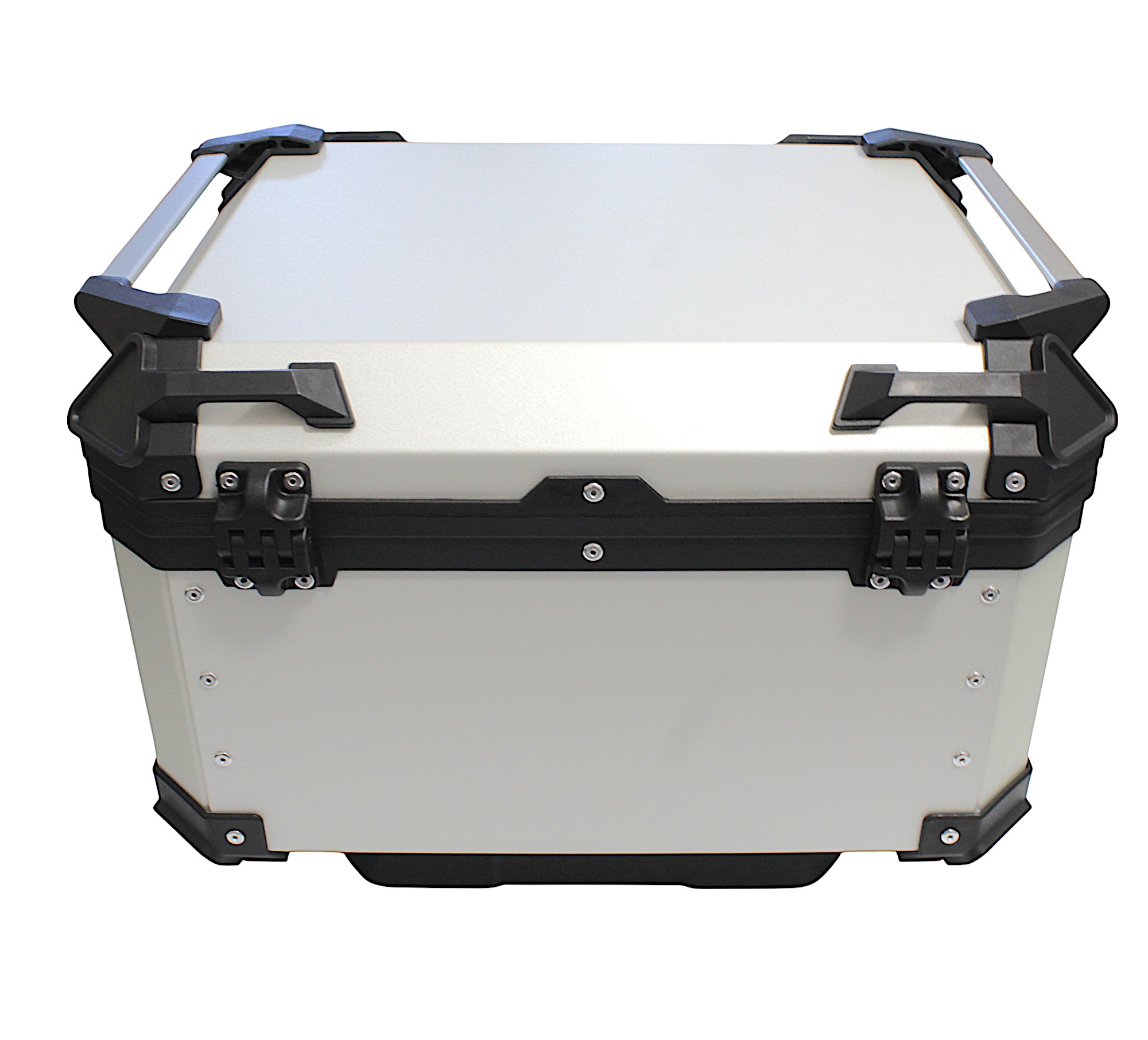 KUFER CENTRALNY ALUMINIOWY COOCASE 55L SREBRNY Z MAPĄ PL + TORBĄ WEWNĘTRZNĄ