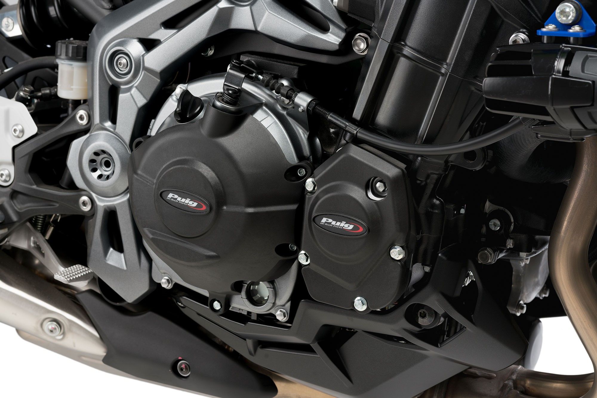 POKRYWY DEKLI SILNIKA PUIG DO KAWASAKI Z900 17-22 CZARNE