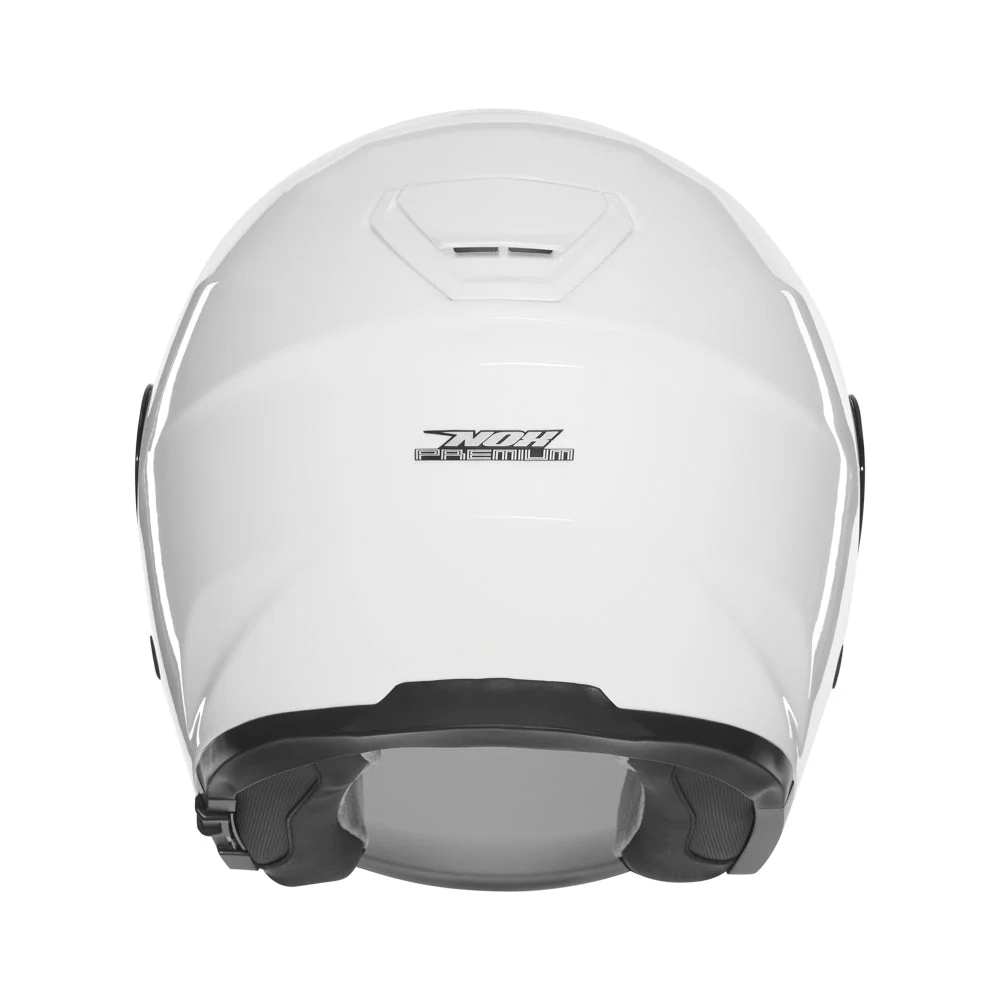 NOX WYPRZEDAŻ PREMIUM KASK OTWARTY JET Z BLENDĄ SPY KOLOR BIAŁY