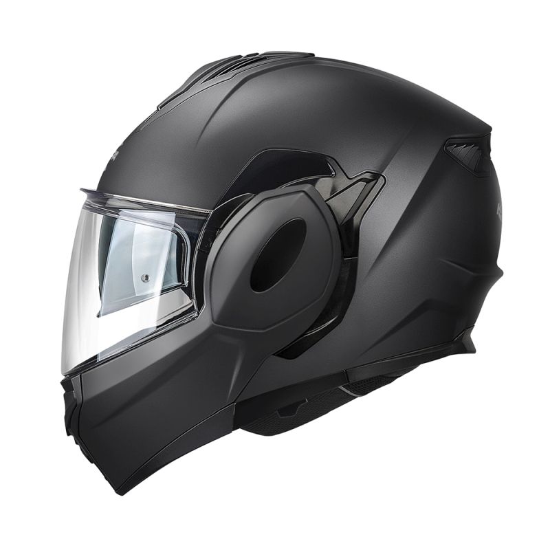 KAPPA KASK KV55 SOLID SZCZĘKOWY MODUŁOWY (FLIP-BACK) Z BLENDĄ KOLOR CZARNY MATT (HOMOLOGACJA ECE 22R06)