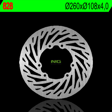 NG TARCZA HAMULCOWA PRZÓD RIEJU 50/125/250 YAMAHA XT 125X 05-09, DT 50 SM 05-07, DT 50X 03-06 (260x108x4)