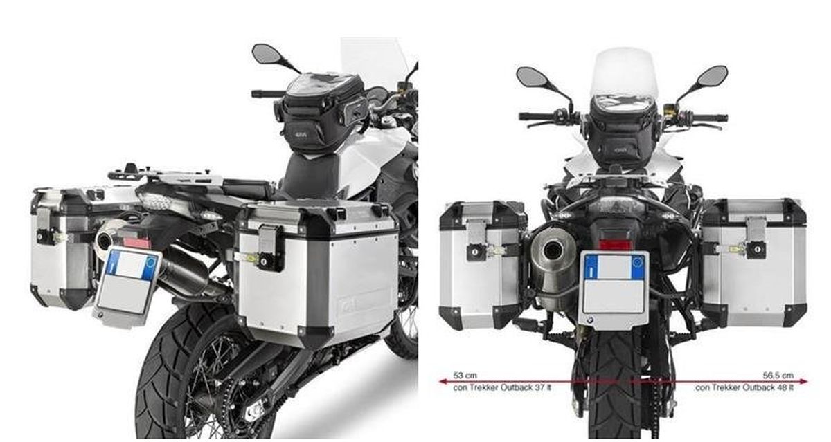 KAPPA STELAŻ KUFRÓW BOCZNYCH MONOKEY CAM SIDE BMW F 650 GS / F 800 GS (08-17), F 700 GS (13-17) - POD KUFRY KFR K'FORCE ORAZ KVG