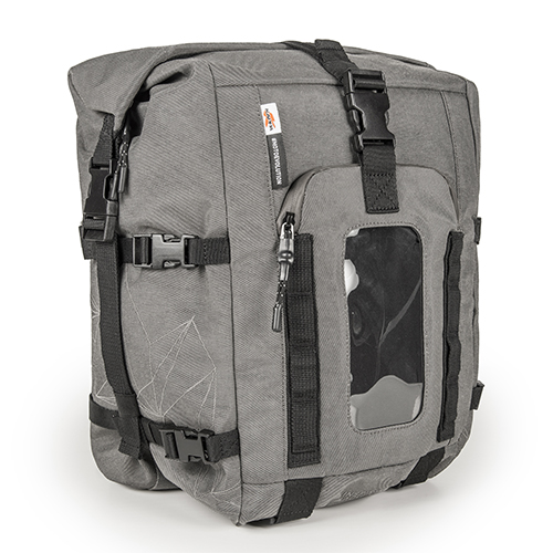 KAPPA TORBA NA ZBIORNIK / BAK (TANKBAG) MAGNETYCZNA LUB PLECAK 20L KOLOR SZARY (INSPIRING ADVENTURE)