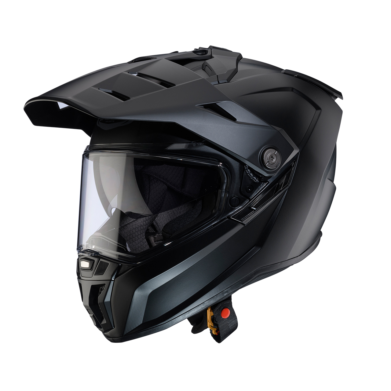 CABERG KASK OFFROAD / TRAIL / ADVENTURE DUOSPORT (DUAL) TANAMI SOLID Z SZYBKĄ I BLENDĄ KOLOR CZARNY MAT (PINLOCK W ZESTAWIE)