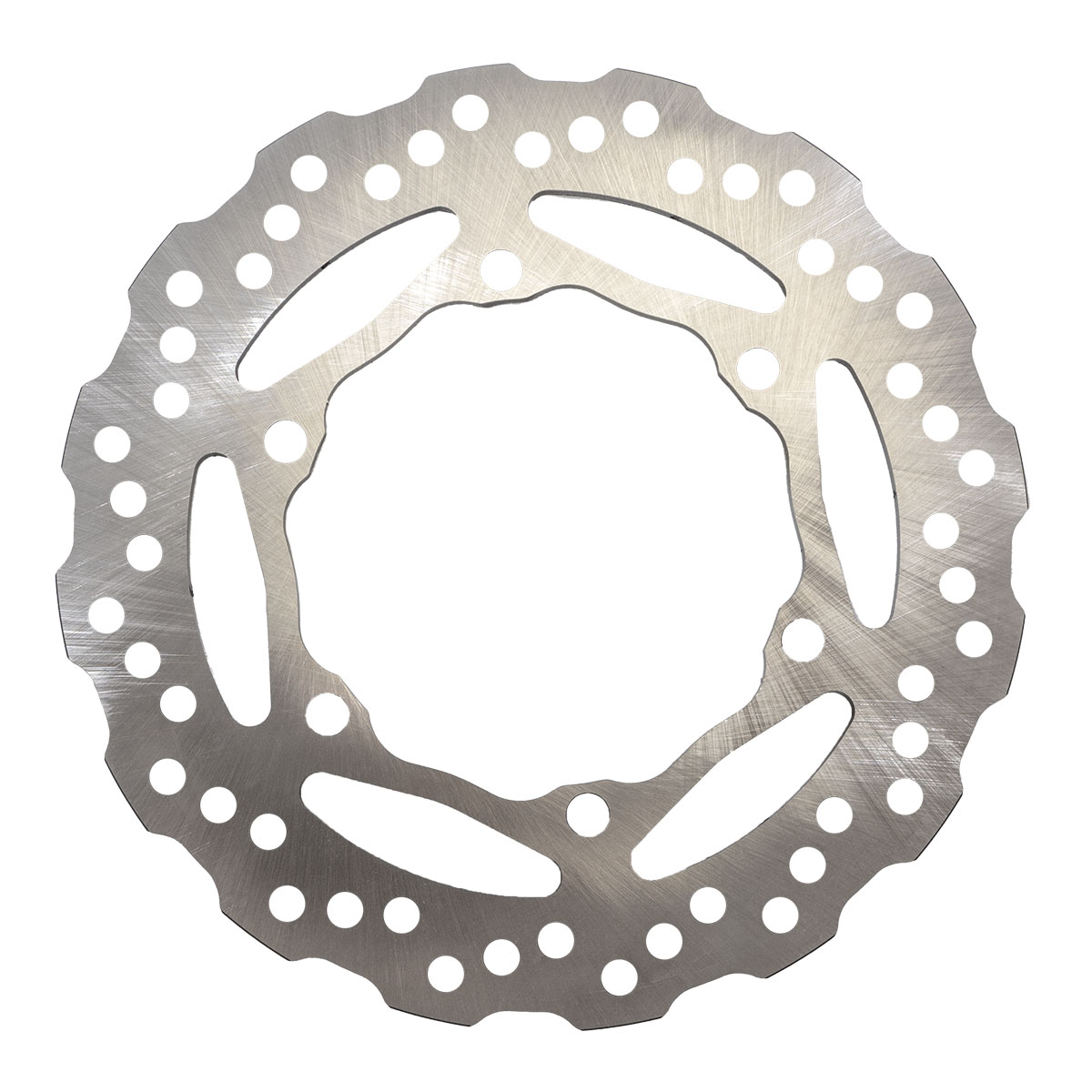 NG TARCZA HAMULCOWA TYŁ KAWASAKI KLR 650 '08-'18 (240X120X5MM) (6X10,25MM) WAVE
