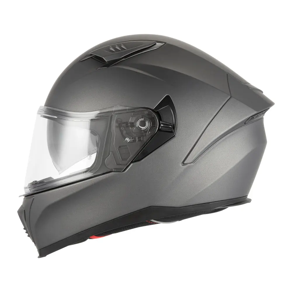 NOX KASK INTEGRALNY (FULL FACE) Z BLENDĄ N402 SOLID KOLOR TYTANOWY MAT