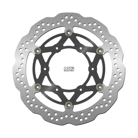 NG TARCZA HAMULCOWA PRZÓD SUZUKI GSX-S 1000 '15-'22 (310X110X5MM) (6X8,5MM) WAVE PŁYWAJĄCA (ŚRODEK ALUMINIOWY) (GSX1000S, GSXS 1