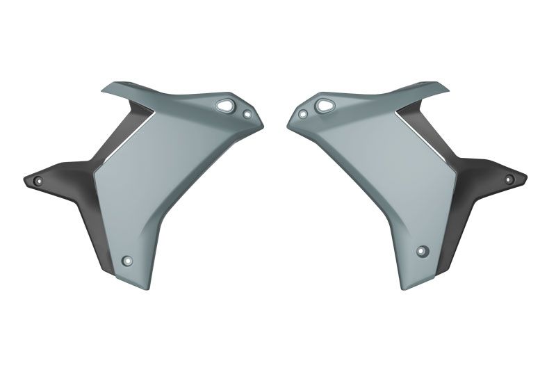 RACETECH (RTECH) OSŁONY CHŁODNICY (LEWA/PRAWA) T7 YAMAHA TENERE 700 '25-'26 KOLOR SZARY