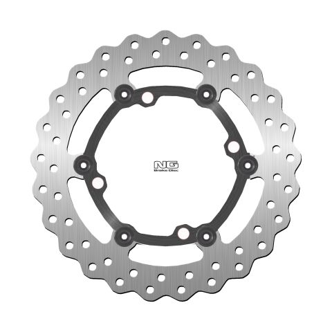 NG TARCZA HAMULCOWA PRZÓD BETA RR400/450 '05-07, HUSQVARNA CR125/250 '00-13, TC400/450/510 '02-13 (260X120X3MM) (4X6,5MM) WAVE P