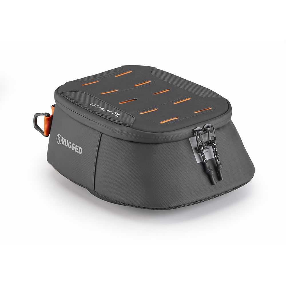 KAPPA TORBA NA ZBIORNIK / BAK (TANKBAG) DO MOCOWANIA TANKLOCK 5L (24,5X20,5X10CM) KOLOR CZARNY (K' RUGGED) - MOŻLIWOŚĆ DOPIĘCIA 