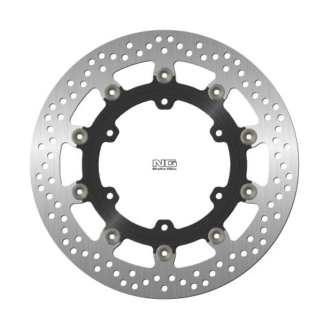 NG TARCZA HAMULCOWA PRZÓD YAMAHA FJR1300 '05-21 (320X132X4,5MM) (6X8,5MM) PŁYWAJĄCA (ŚRODEK ALUMINIOWY)