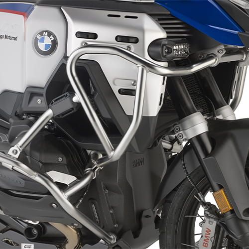 KAPPA GMOLE OSŁONY SILNIKA BMW R 1300 GS ADVENTURE '25-, STAL NIERDZEWNA - GÓRNE