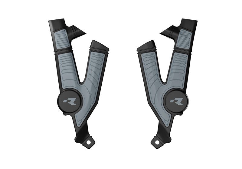 RACETECH (RTECH) OSŁONY RAMY (KOMPLET) BI-MATERIAL SUPER GRIP TALARIA STING MX4 / MX5 / TL4000 / TL5500 '23-'25 KOLOR CZARNY / S