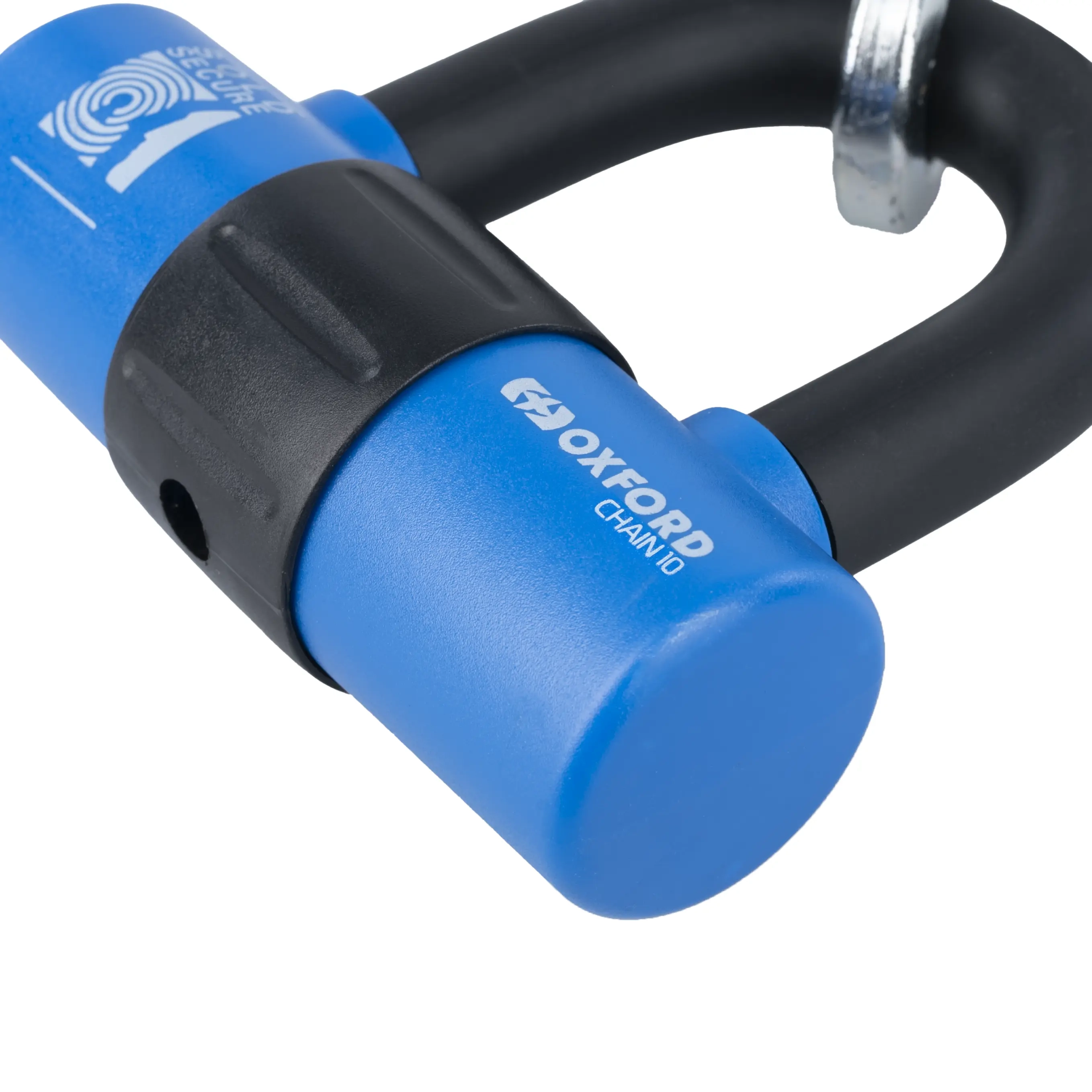 OXFORD PROMOCJA ŁAŃCUCH ZABEZPIECZENIE ANTYKRADZIEŻOWE Z KŁÓDKĄ CHAIN 10, 10mm x 1400mm (ZAMKNIĘCIE NA KLUCZ)