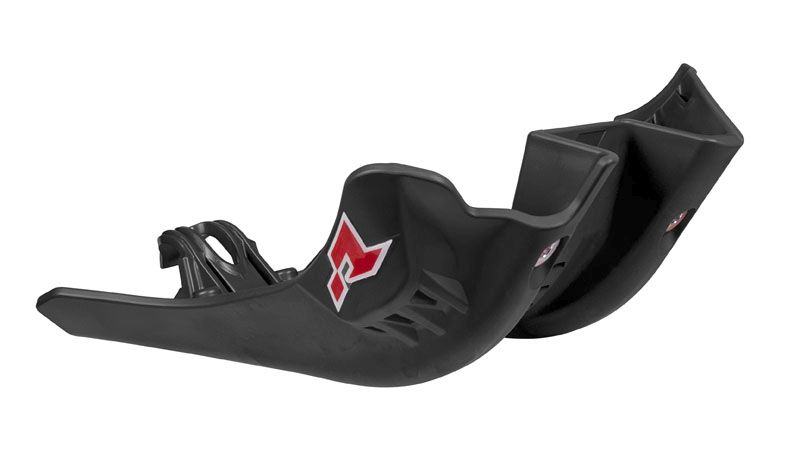 RACETECH (RTECH) OSŁONA SILNIKA Z TECHNOPOLIMERU KTM XC-C 150 TPI '20-'23, HUSQVARNA TE 150 i '20-'23 KOLOR CZARNY