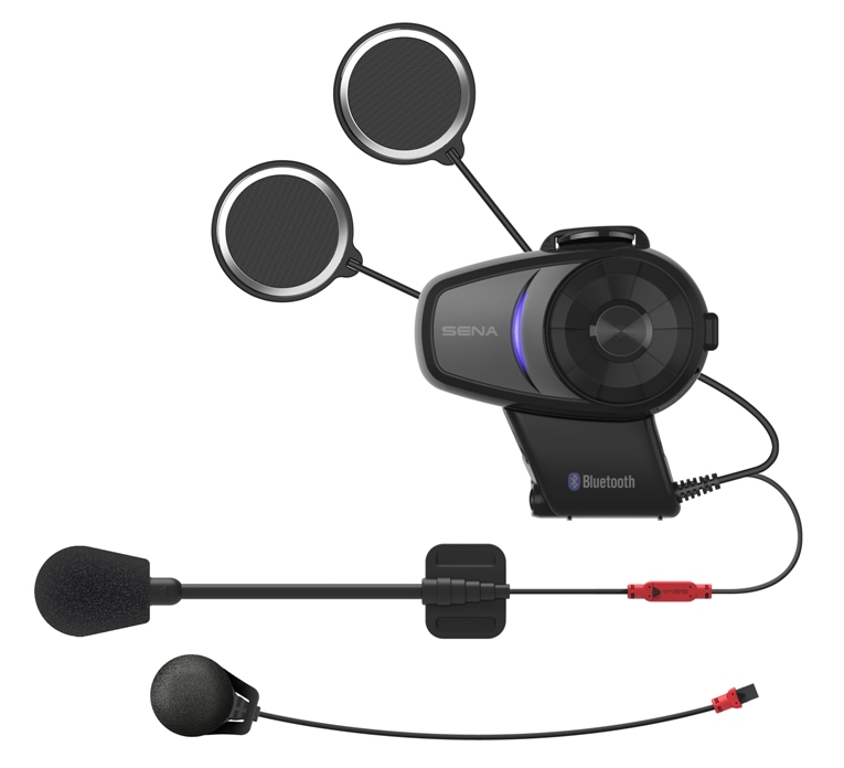 SENA INTERKOM MOTOCYKLOWY 10S BLUETOOTH 4.1 DO 1600M Z UNIWERSALNYM ZESTAWEM MIKROFONÓW ( BEZ RADIA ) ( 1 ZESTAW ) (EL) - ZASTĘP