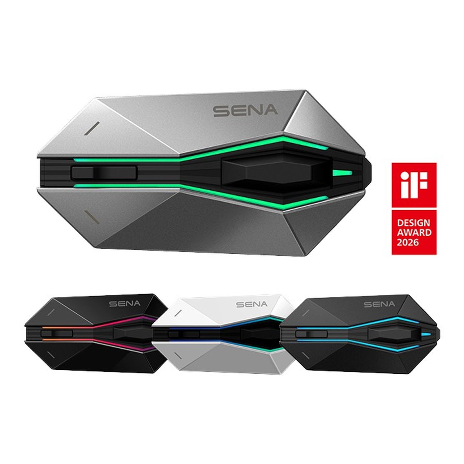 SENA 2026/07 INTERKOM MOTOCYKLOWY 60X MESH 3.0 2.0 BLUETOOTH 5.3 WAVE DO 2000M Z SYSTEMEM AUDIO BOSE ( 2 ZESTAWY ) (EL)