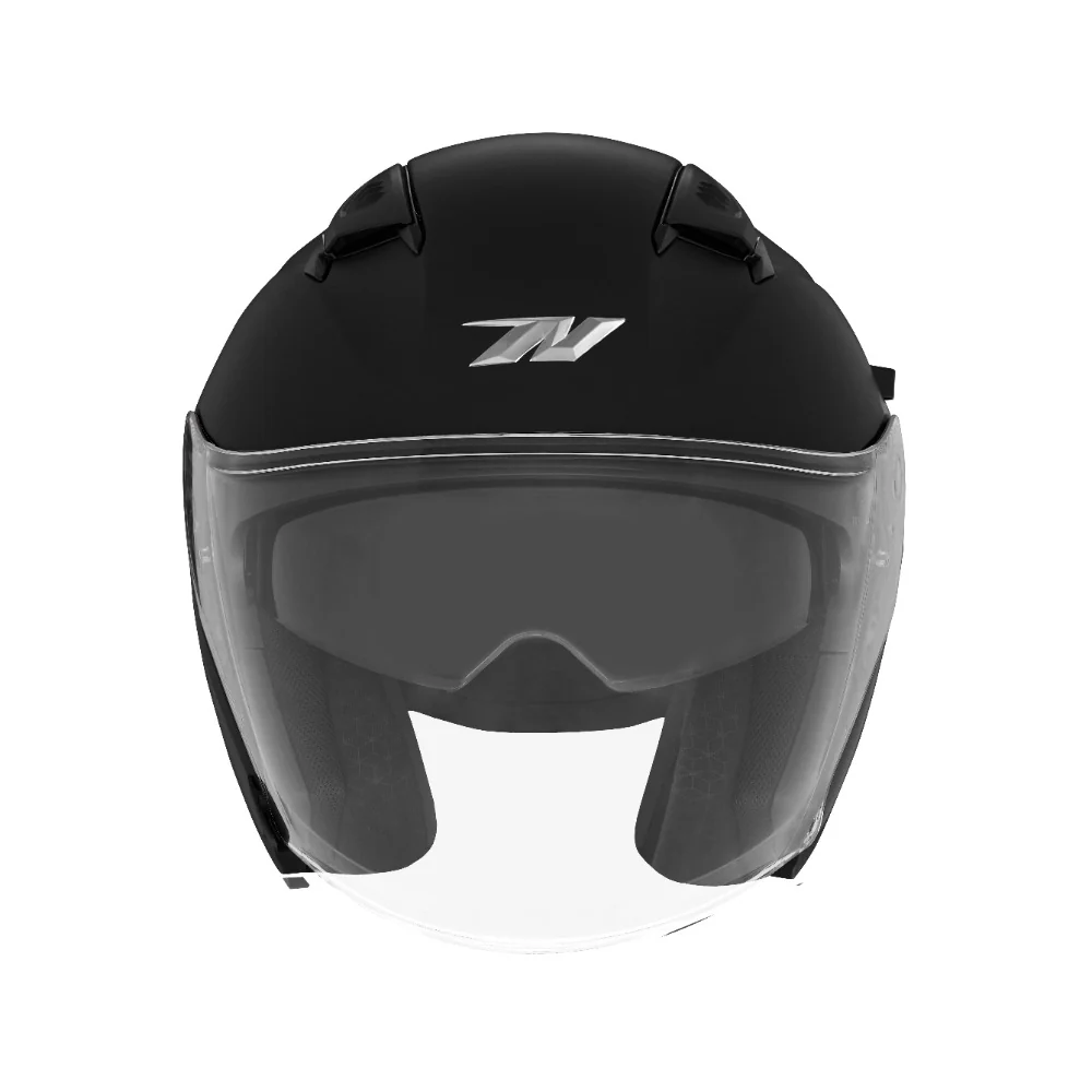 NOX KASK OTWARTY JET Z BLENDĄ N130 SOLID KOLOR CZARNY MAT