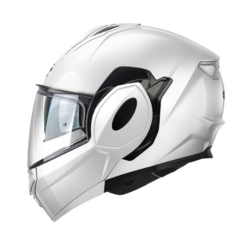 KAPPA KASK KV55 SOLID SZCZĘKOWY MODUŁOWY (FLIP-BACK) Z BLENDĄ KOLOR BIAŁY (HOMOLOGACJA ECE 22R06)