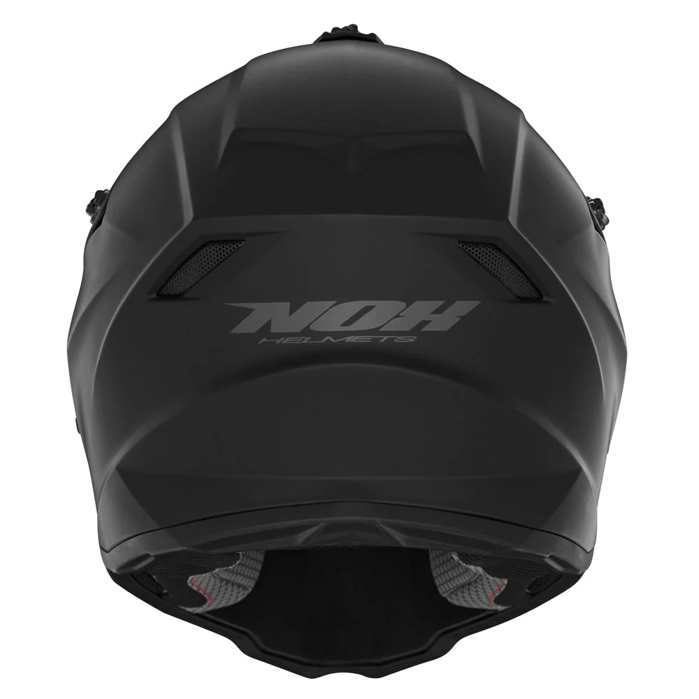 NOX KASK CROSS / OFFROAD N761 SOLID KID / JUNIOR (DZIECIĘCY) KOLOR CZARNY MAT (ZAPIĘCIE MIKROMETRYCZNE)