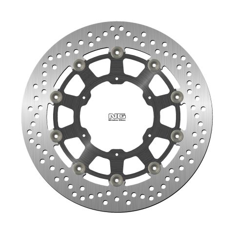 NG TARCZA HAMULCOWA PRZÓD BMW F 650/700/800 GS '93-'19, APRILIA PEGASO 650 '86-'08 (300X105X5MM) (6X6,5) PŁYWAJĄCA (ŚRODEK ALUMI