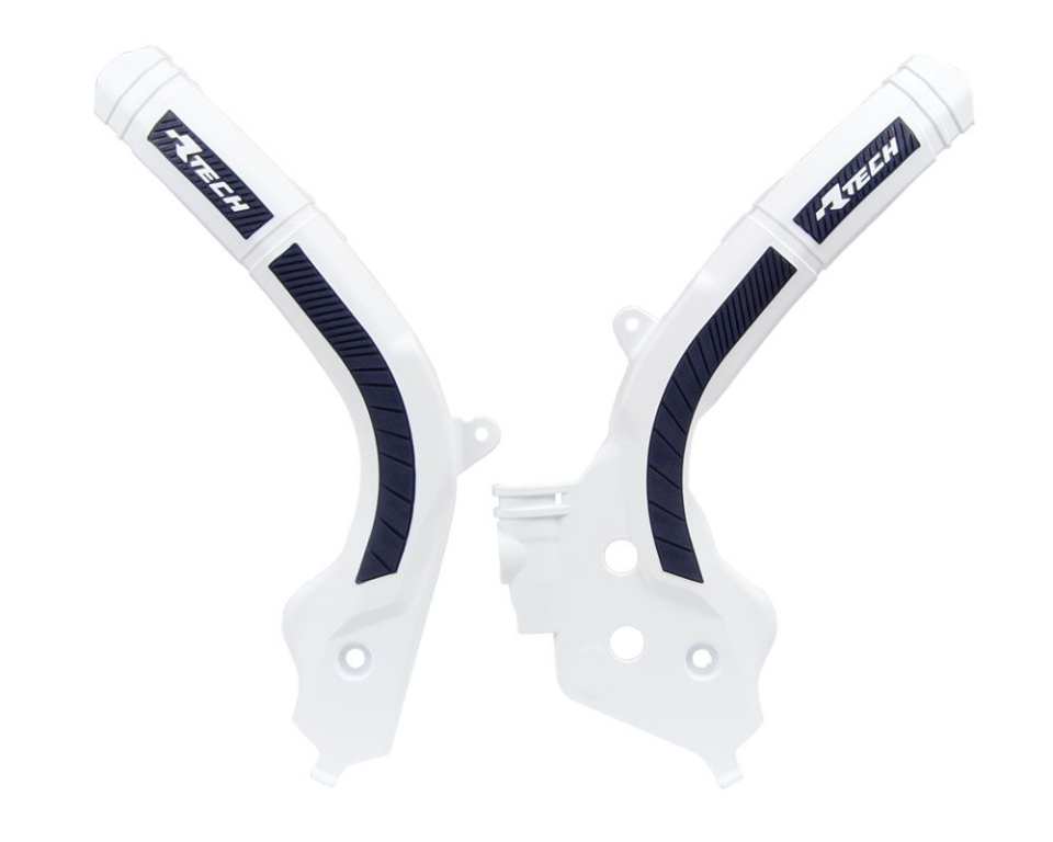 RACETECH (RTECH) OSŁONY RAMY (KOMPLET) BI-MATERIAL SUPER GRIP KTM SX 125/150 '16-18, SX 250 '17-18, EXC/EXCF 250/350/450 '17-19,