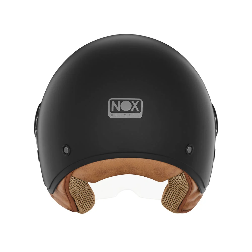 NOX KASK OTWARTY JET Z BLENDĄ N210 EVO KOLOR CZARNY MAT