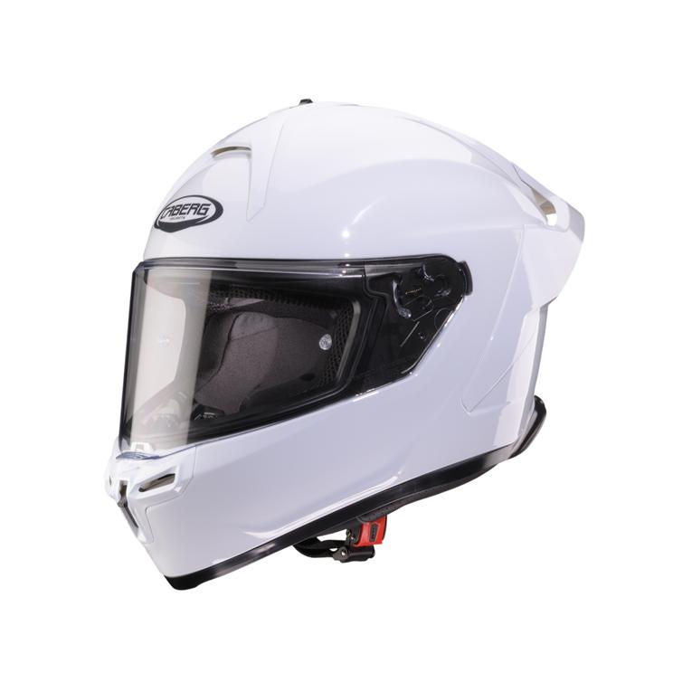 CABERG KASK INTEGRALNY ROXTER SOLID KOLOR BIAŁY POŁYSK