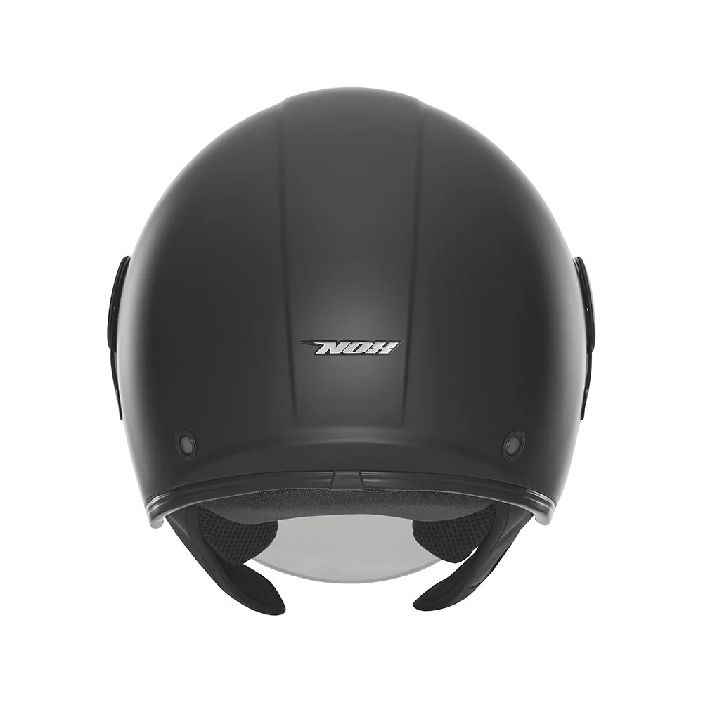 NOX KASK OTWARTY JET Z BLENDĄ N182 SOLID KOLOR CZARNY MAT
