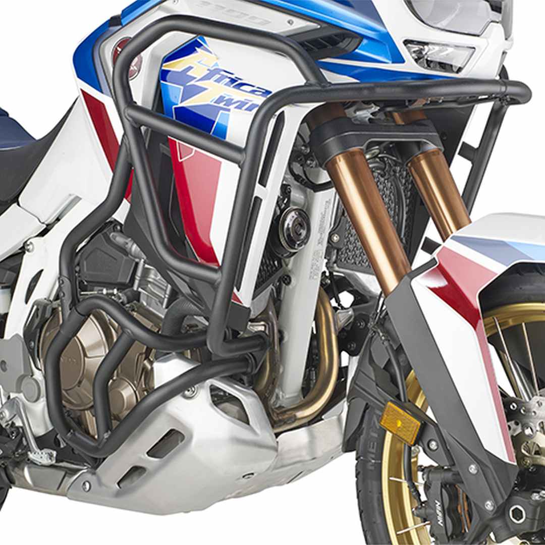 KAPPA GMOLE OSŁONY SILNIKA HONDA CRF 1100L Africa Twin Adventure Sports '20-'23 CZARNE - GÓRNE
