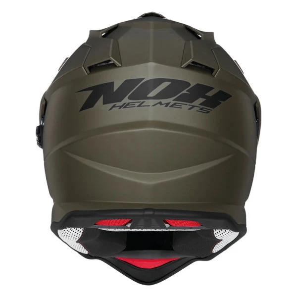 NOX KASK OFFROAD / TRAIL DUOSPORT (DUAL) N312 SOLID Z SZYBKĄ I BLENDĄ KOLOR ZIELONY MAT (KHAKI)