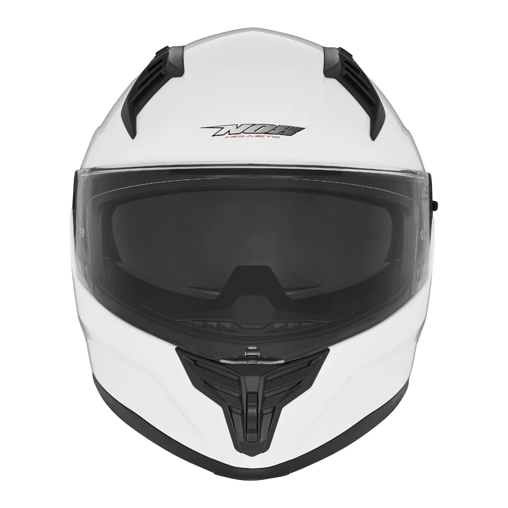 NOX WYPRZEDAŻ KASK INTEGRALNY (FULL FACE) Z BLENDĄ N401 KOLOR BIAŁY POŁYSK