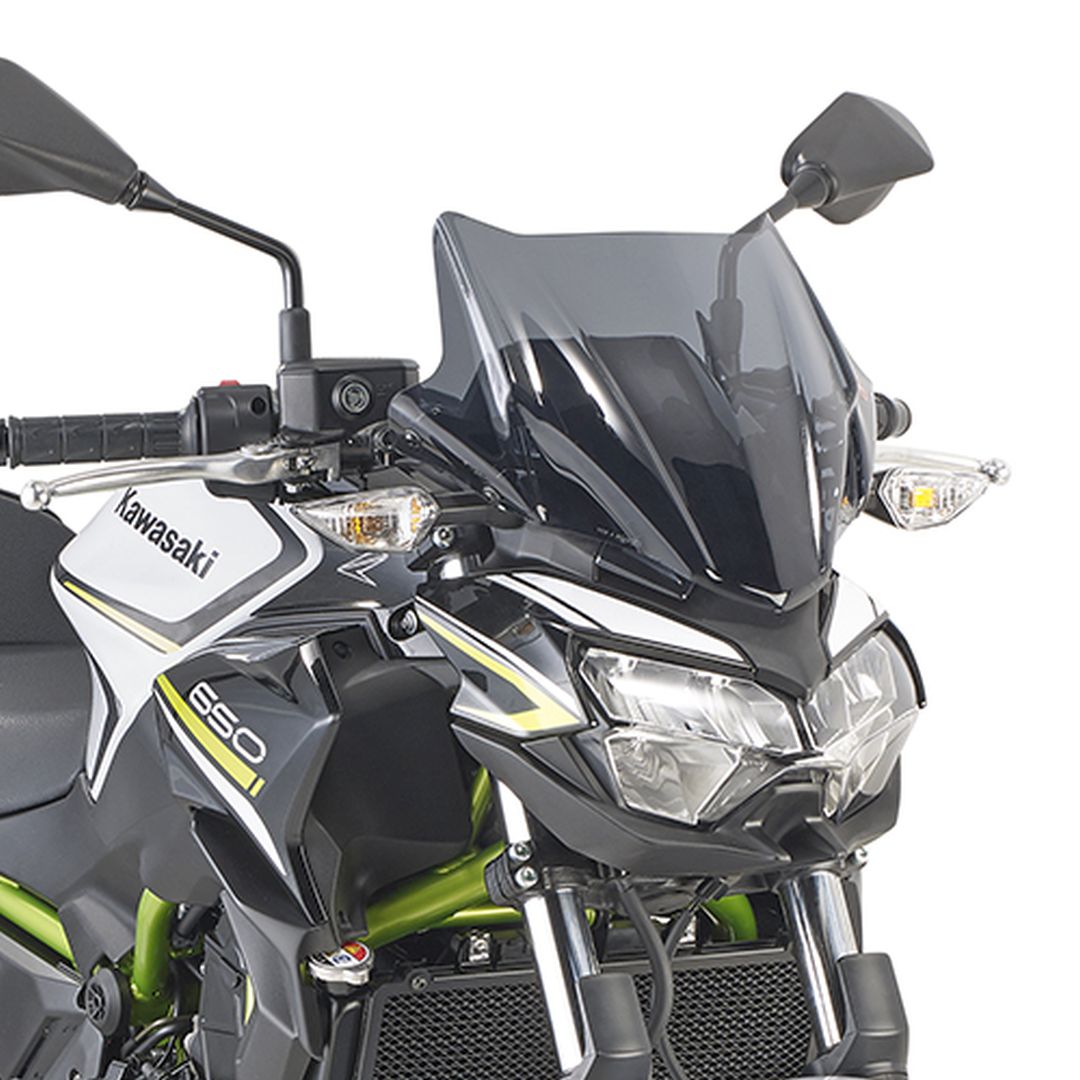 KAPPA SZYBA KAWASAKI Z 650 '20-'25, YAMAHA MT-03 321 '20-'25 28 x 36,5 CM PRZYCIEMNIANA - POTRZEBNE MOCOWANIE A4128AK LUB A2151A